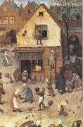 Pieter Bruegel battle between carnival and fast Germany oil painting artist